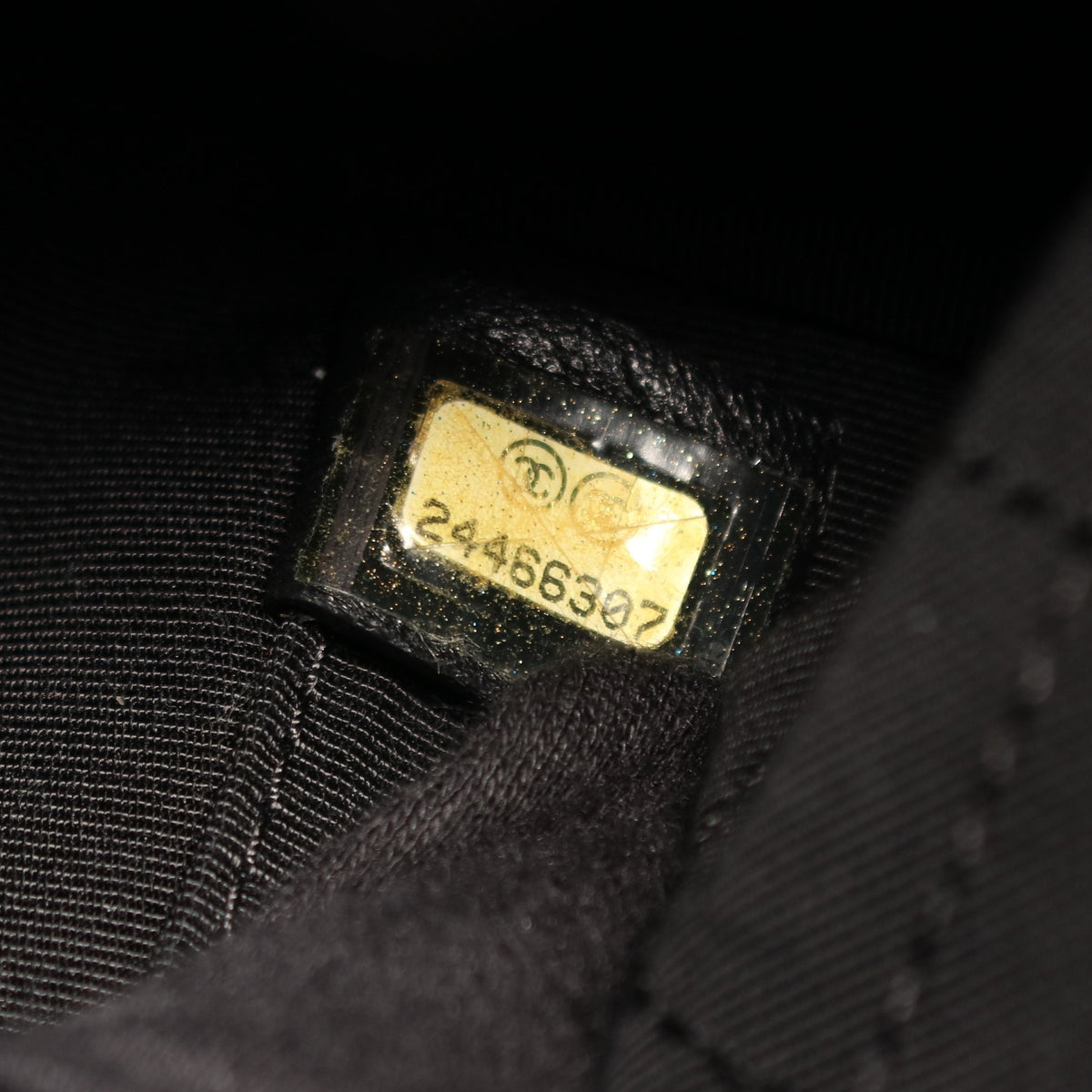 マトラッセ ハンドバッグ キャビアスキン ブラック シルバー金具 シャネル バッグ CHANEL