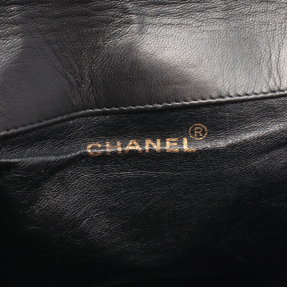マトラッセ ターンロック チェーン バックパック リュックサック ラムスキン ブラック ゴールド金具 シャネル バッグ CHANEL