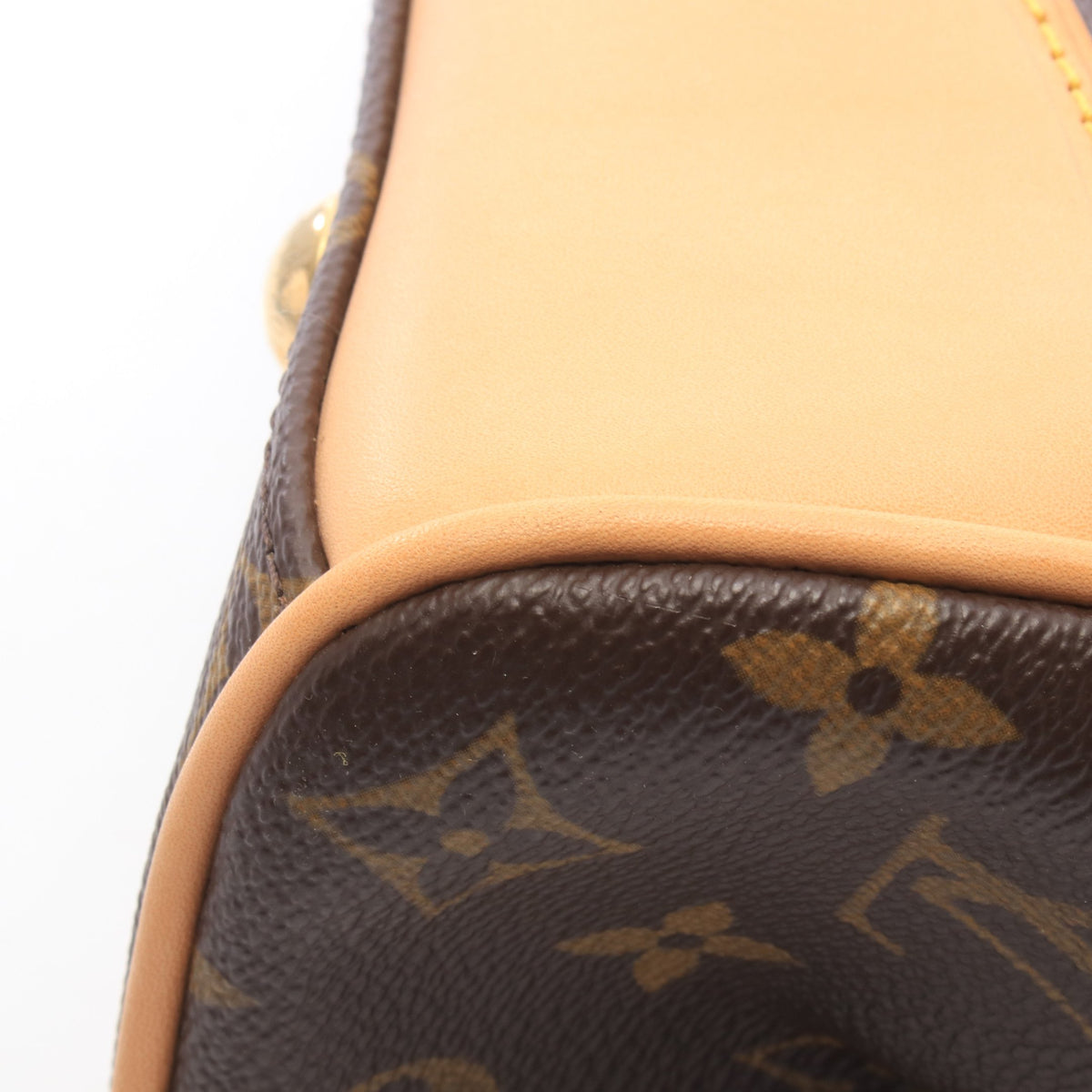 ビバリーMM モノグラム ショルダーバッグ PVC レザー ブラウン ルイヴィトン バッグ LOUIS VUITTON