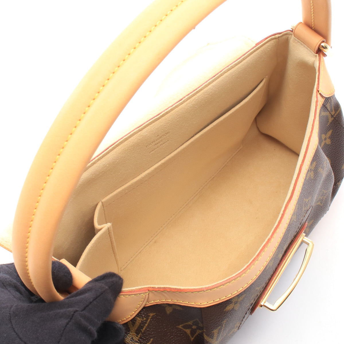 ビバリーMM モノグラム ショルダーバッグ PVC レザー ブラウン ルイヴィトン バッグ LOUIS VUITTON