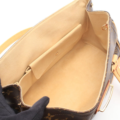 ビバリーGM モノグラム ショルダーバッグ PVC レザー ブラウン ルイヴィトン バッグ LOUIS VUITTON