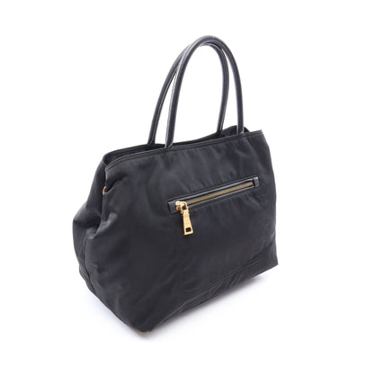 2WAY ハンドバッグ ナイロン レザー ブラック プラダ バッグ PRADA