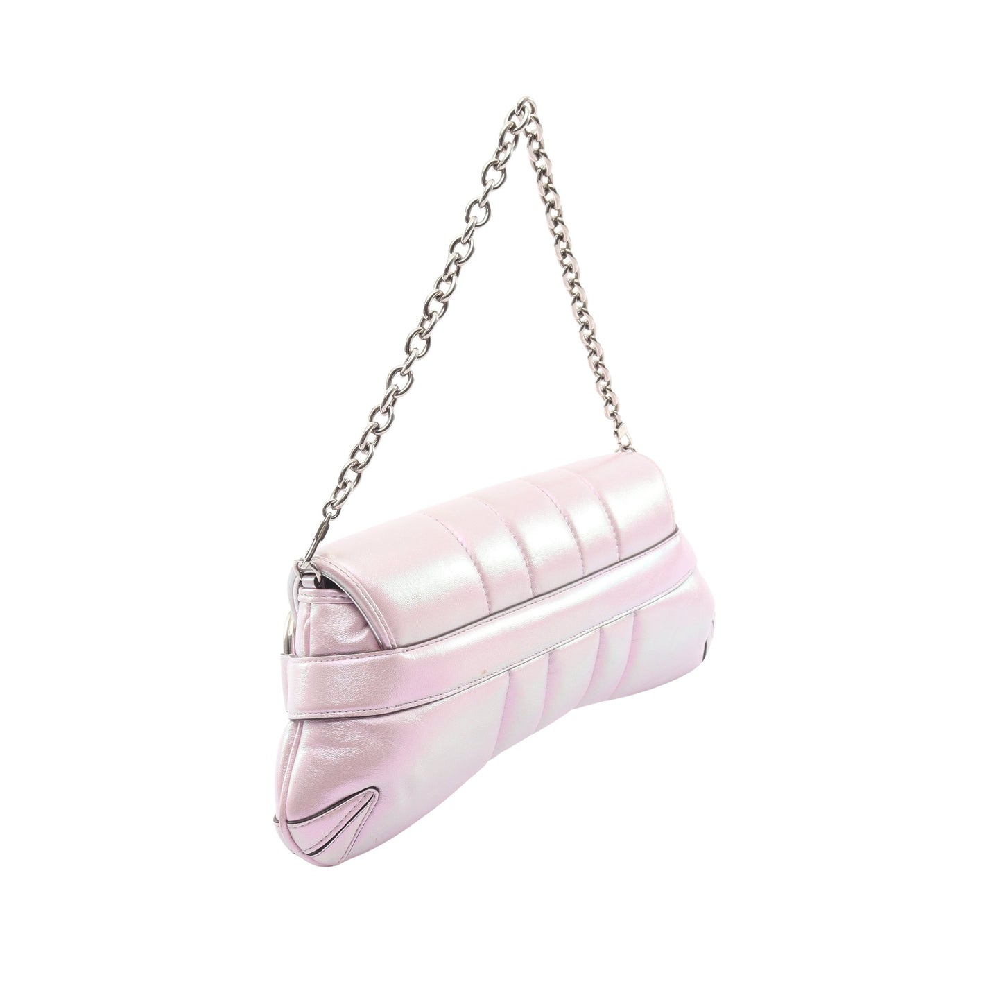 ホースビット 2WAY チェーンハンドバッグ レザー ピンク グッチ バッグ GUCCI