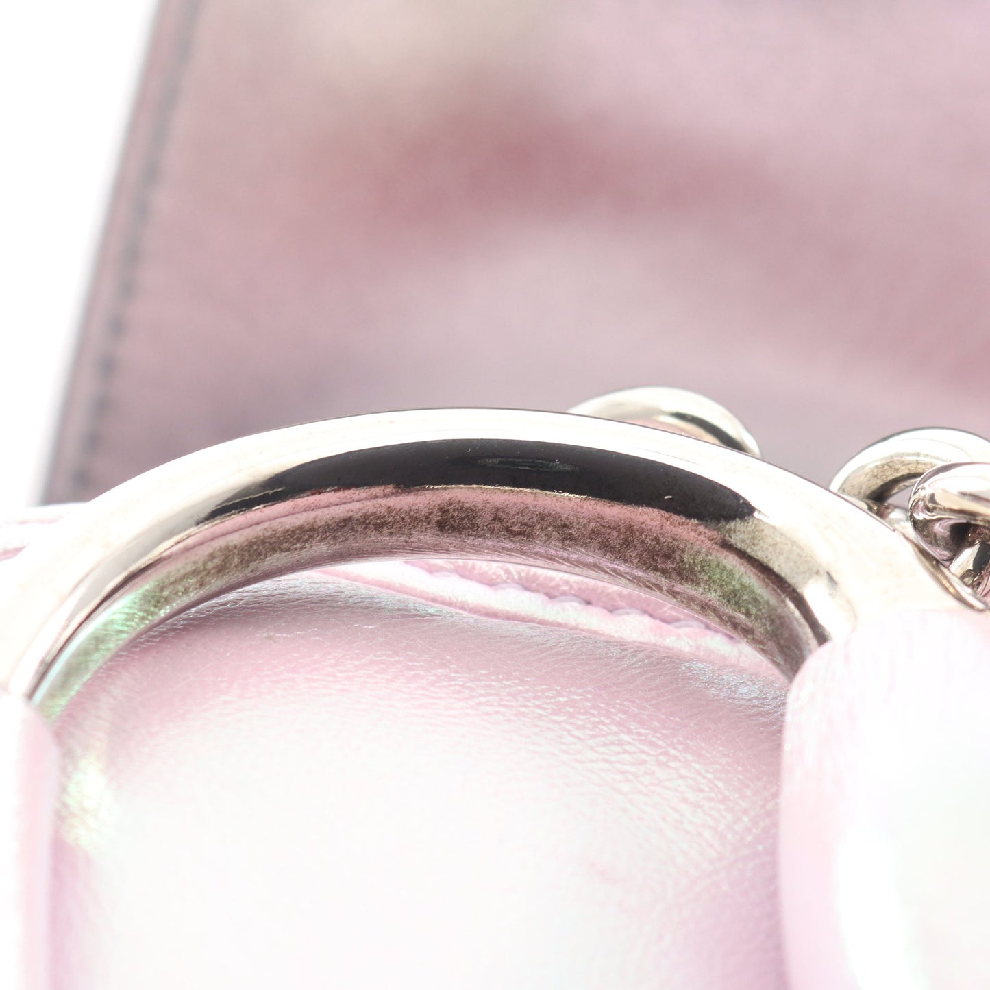 ホースビット 2WAY チェーンハンドバッグ レザー ピンク グッチ バッグ GUCCI