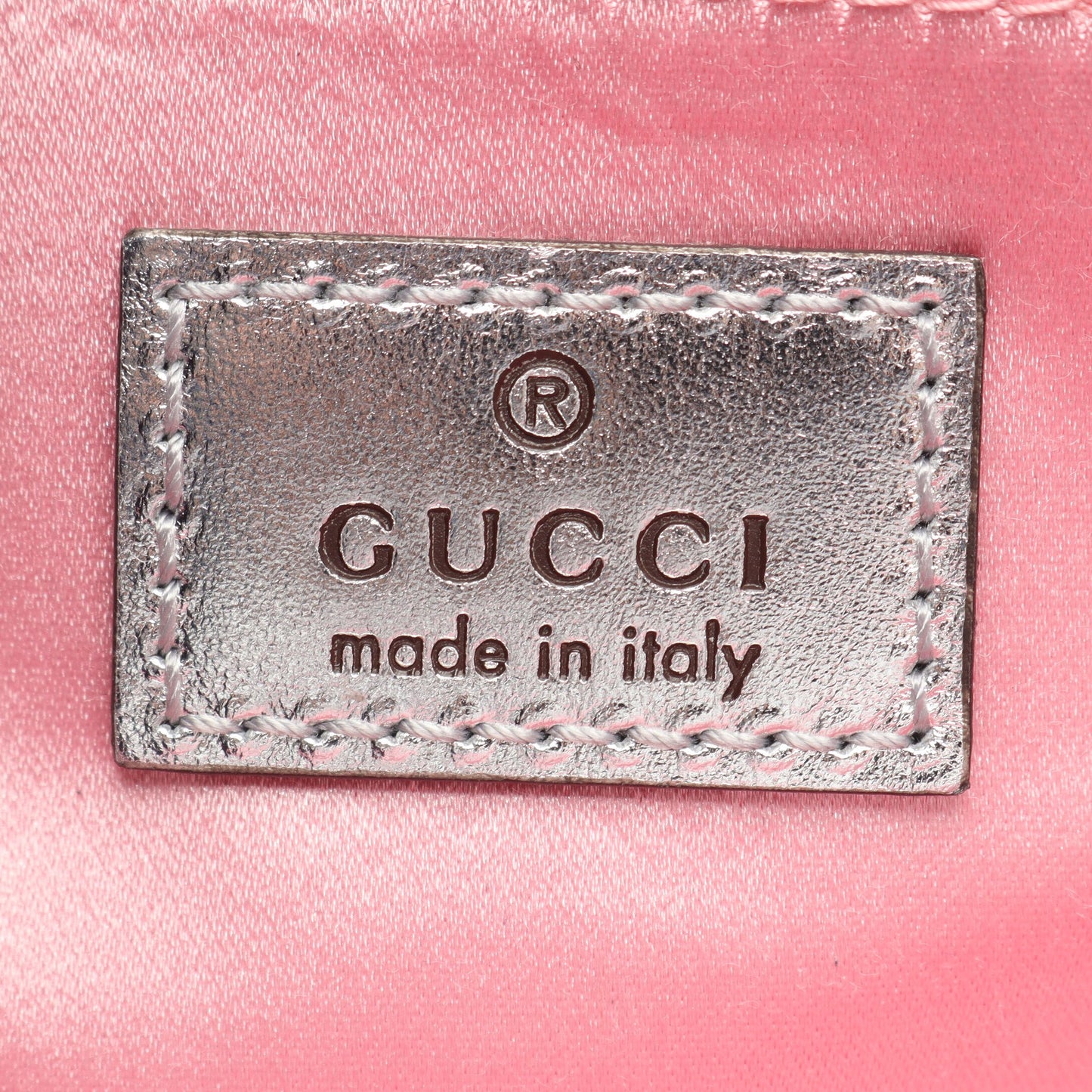 ホースビット 2WAY チェーンハンドバッグ レザー ピンク グッチ バッグ GUCCI