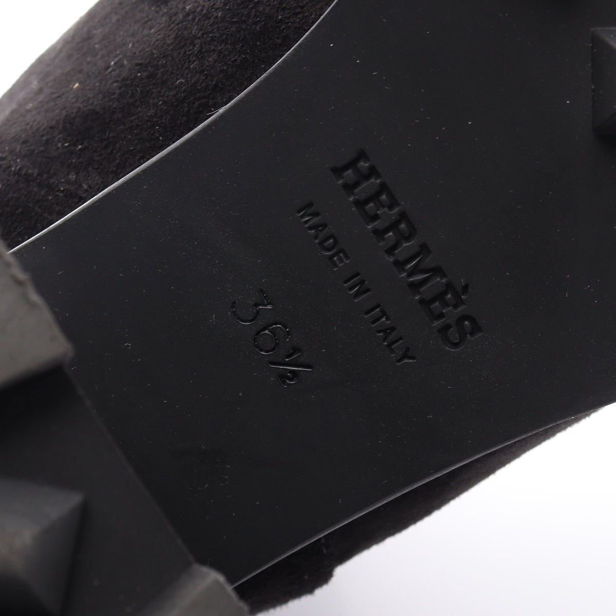 Folie フォリー ロング ブーツ スエード ブラック エルメス シューズ HERMES