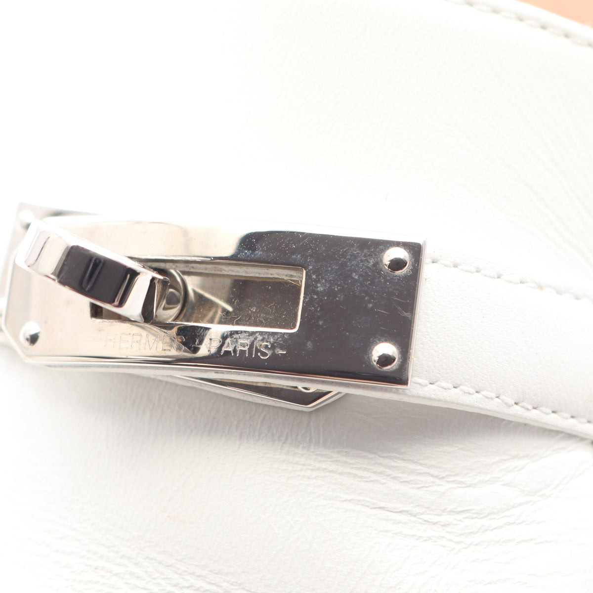 キャンディ ミュール サンダル レザー ホワイト エルメス シューズ HERMES