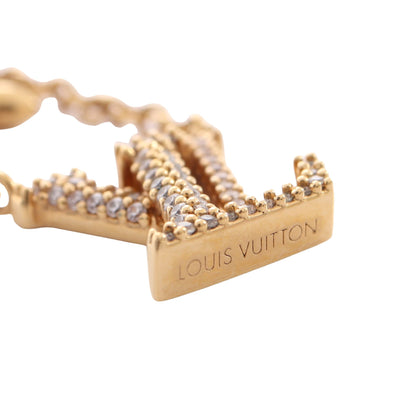 コリエ LV アイコニック ネックレス GP ラインストーン ゴールド クリア ルイヴィトン アクセサリー LOUIS VUITTON