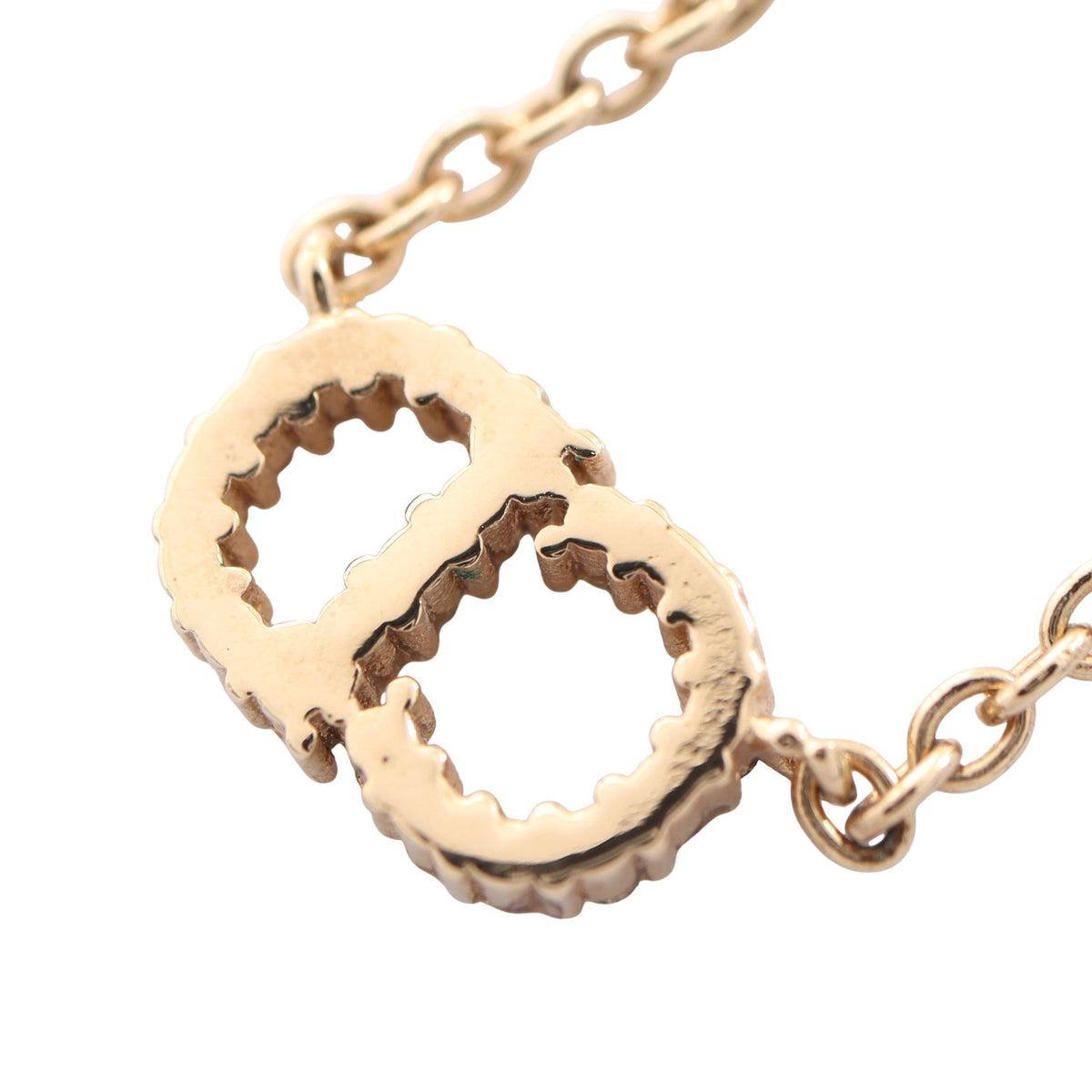 CDロゴ ネックレス GP ラインストーン ゴールド クリア クリスチャンディオール アクセサリー Christian Dior