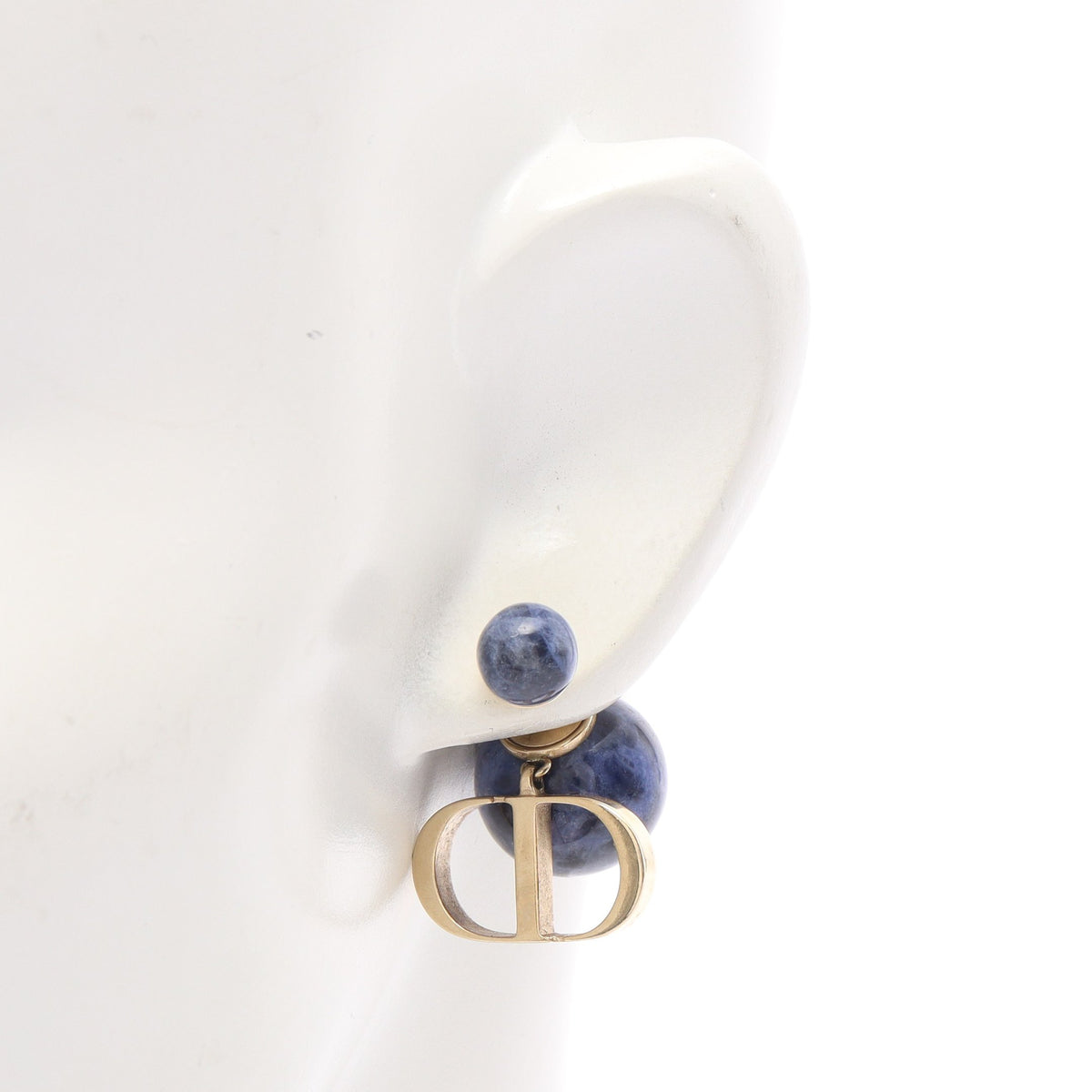 トライバル ピアス GP ストーン ゴールド ネイビー クリスチャンディオール アクセサリー Christian Dior