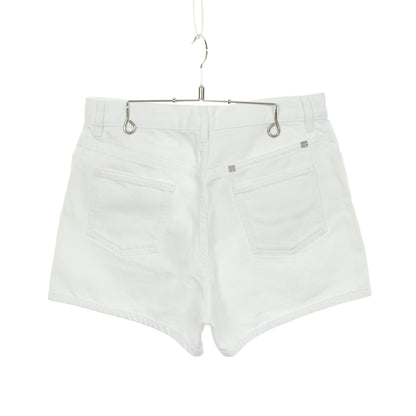 ショート デニムパンツ コットン ホワイト ジバンシィ ボトムス GIVENCHY