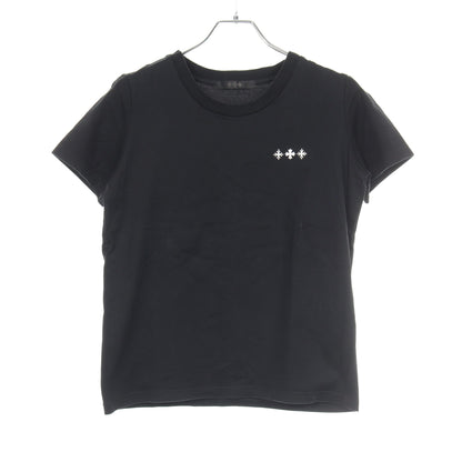ロゴスタッズ 半袖Tシャツ コットン ブラック タトラス