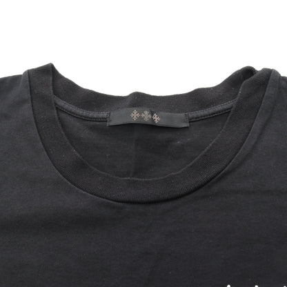 ロゴスタッズ 半袖Tシャツ コットン ブラック タトラス