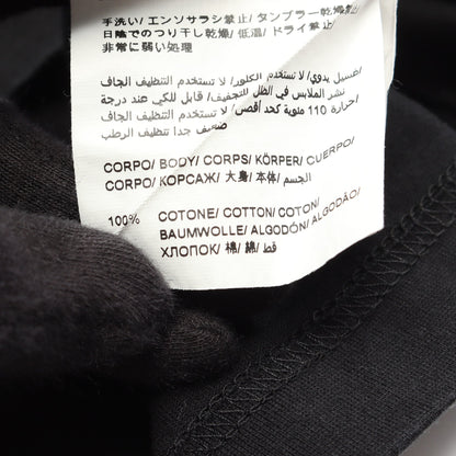 ロゴスタッズ ポケット付き 半袖Tシャツ コットン ブラック タトラス