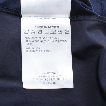 T-SHIRT GIROCOLLO 切替 Tシャツ 半袖Tシャツ コットン ネイビー モンクレール