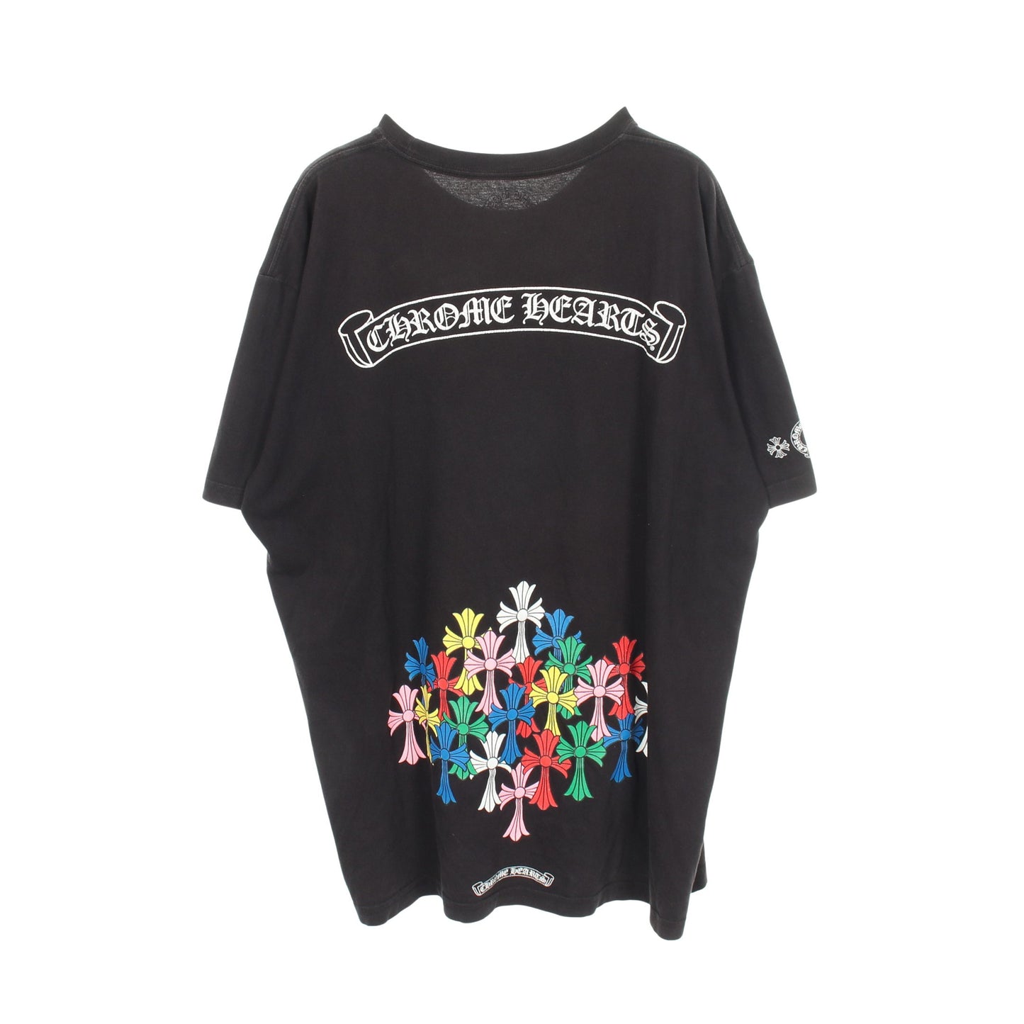 セメタリークロス 半袖Tシャツ コットン ブラック マルチカラー クロムハーツ