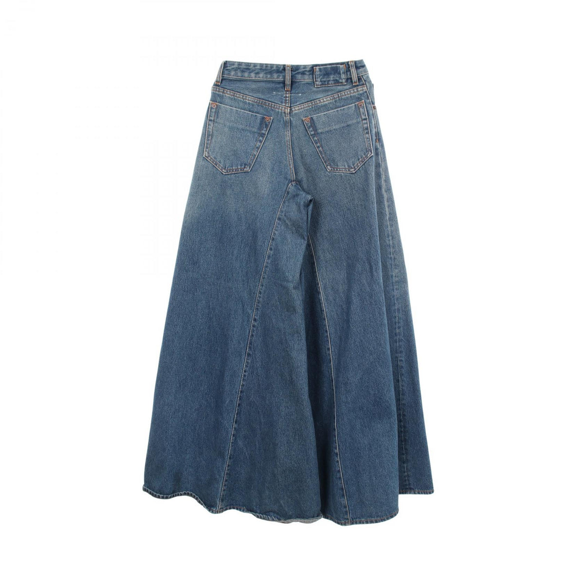 ワイド デニムパンツ コットン インディゴブルー エムエムシックスメゾンマルジェラ ボトムス MM6 MAISON MARGIELA