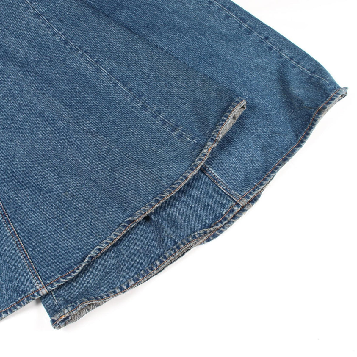 ワイド デニムパンツ コットン インディゴブルー エムエムシックスメゾンマルジェラ ボトムス MM6 MAISON MARGIELA