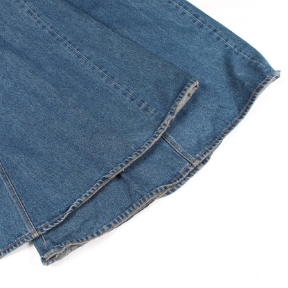 ワイド デニムパンツ コットン インディゴブルー エムエムシックスメゾンマルジェラ ボトムス MM6 MAISON MARGIELA