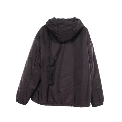 Re-Nylon フード付き 中綿 アノラック ジャケット ナイロン ブラック プラダ