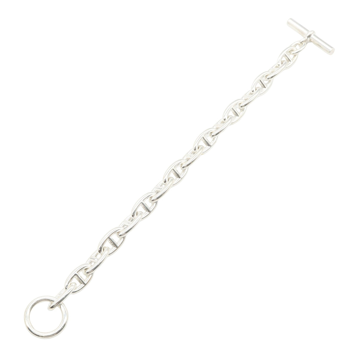 シェーヌダンクル GM 16コマ ブレスレット ブレスレット SV925 シルバー エルメス アクセサリー HERMES