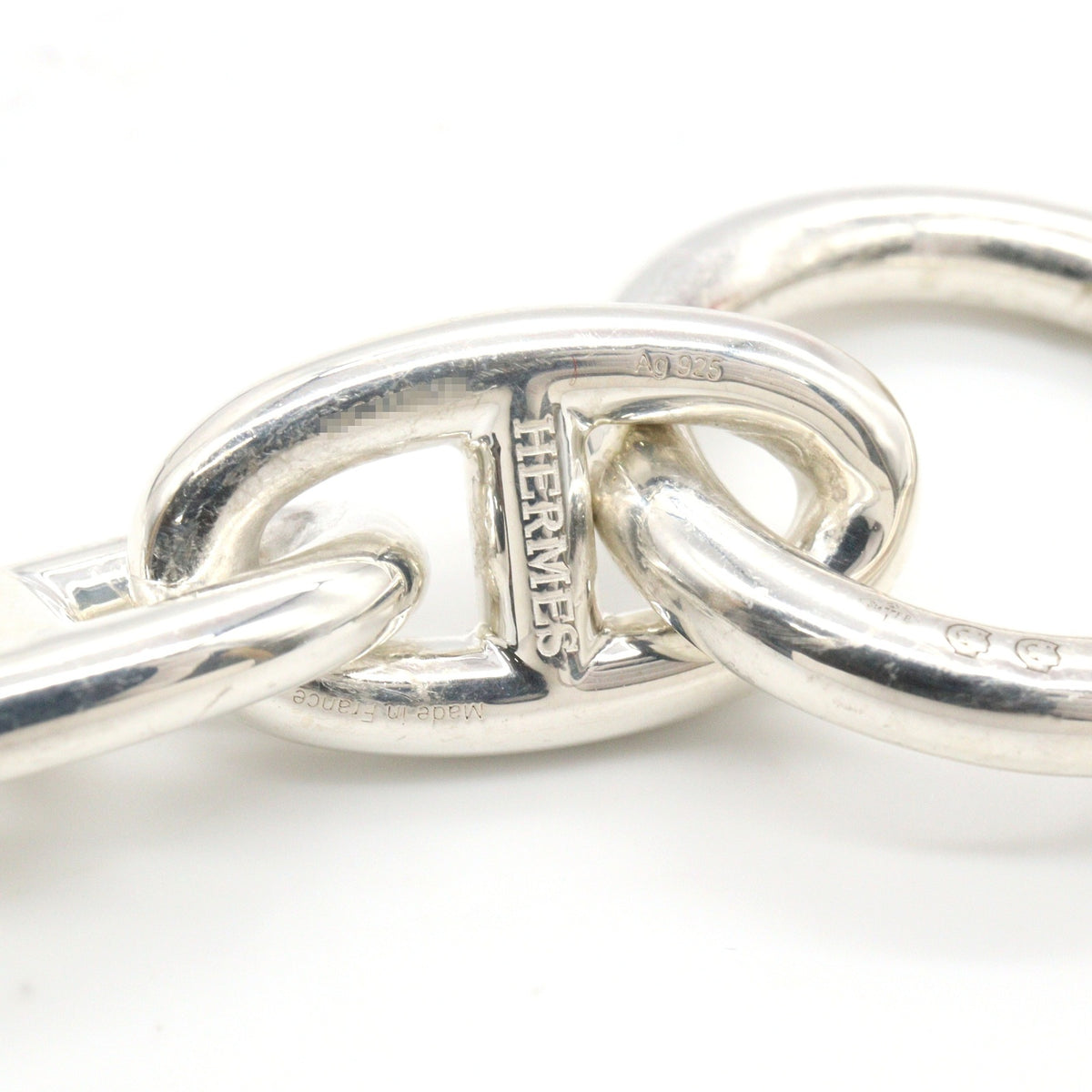 シェーヌダンクル GM 16コマ ブレスレット ブレスレット SV925 シルバー エルメス アクセサリー HERMES