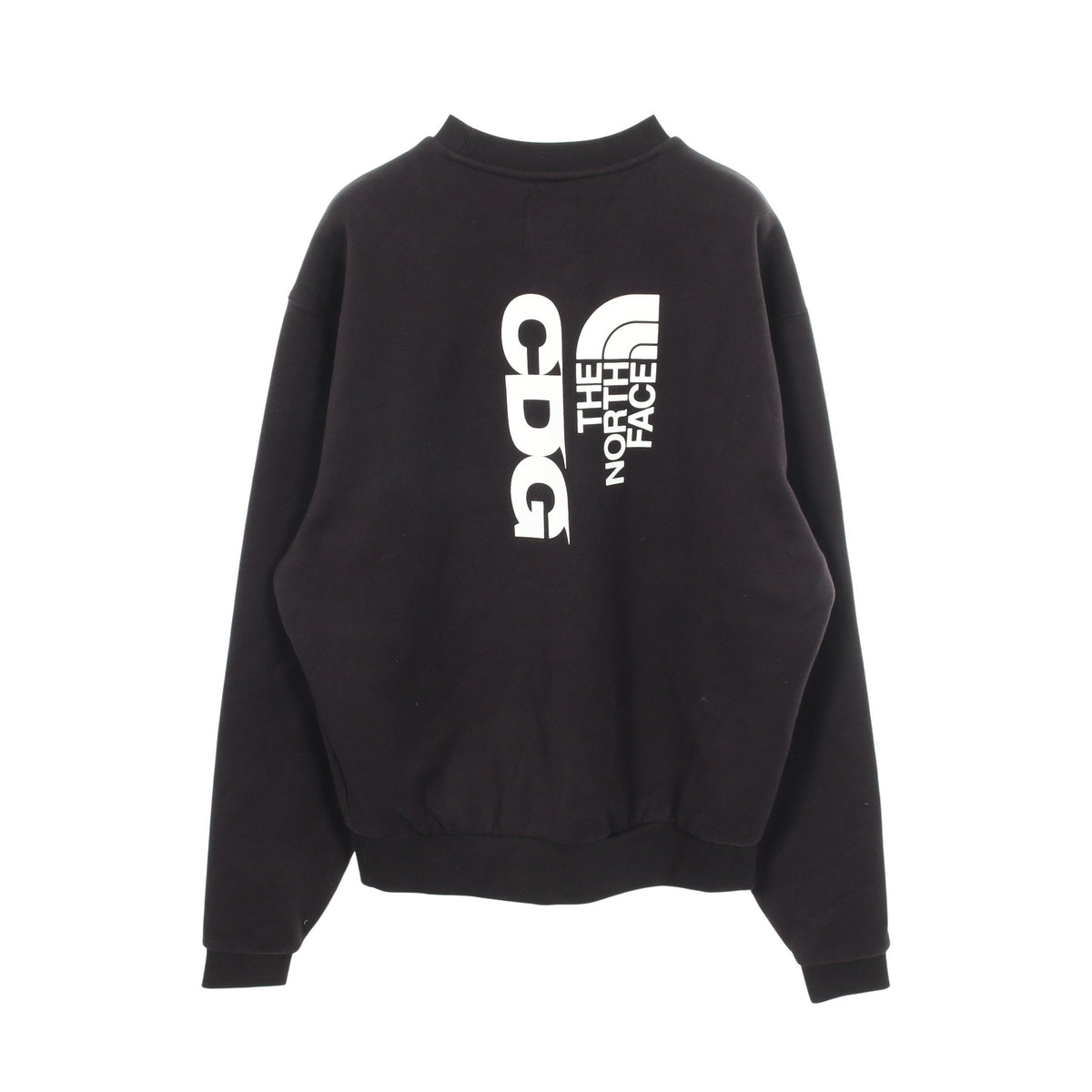CDG × THE NORTH FACE クルーネック スウェットシャツ コットン ブラック シーディージー