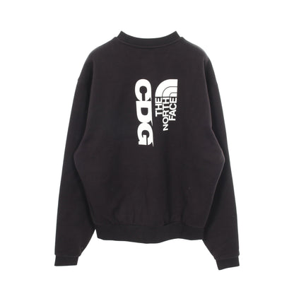 CDG × THE NORTH FACE クルーネック スウェットシャツ コットン ブラック シーディージー