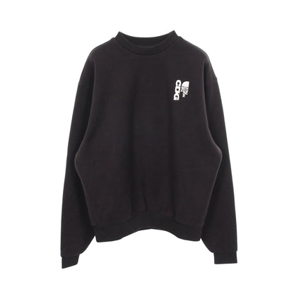 CDG × THE NORTH FACE クルーネック スウェットシャツ コットン ブラック シーディージー
