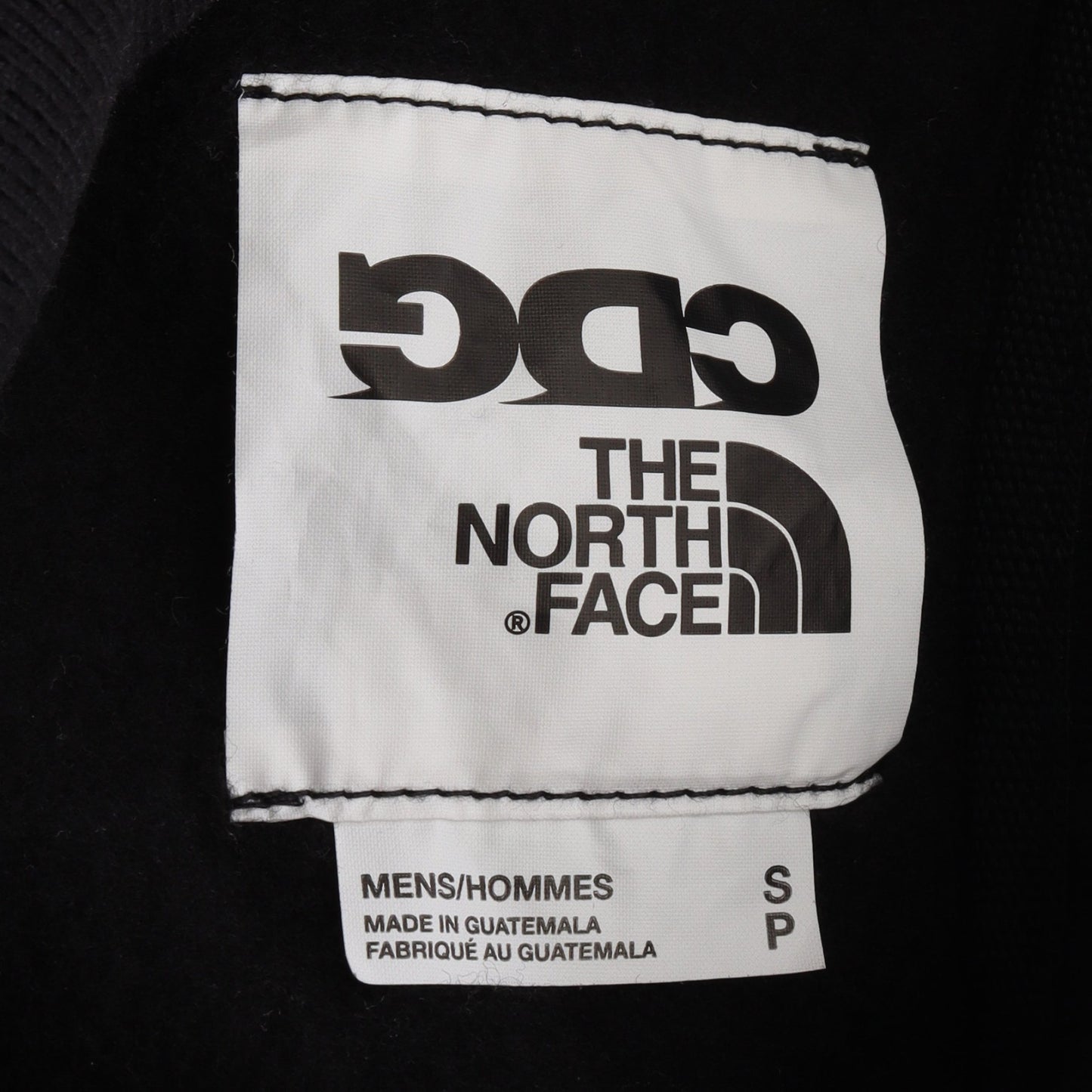 CDG × THE NORTH FACE クルーネック スウェットシャツ コットン ブラック シーディージー
