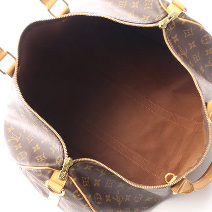 キーポル バンドリエール50 モノグラム 2WAY ボストンバッグ PVC レザー ブラウン ルイヴィトン バッグ LOUIS VUITTON