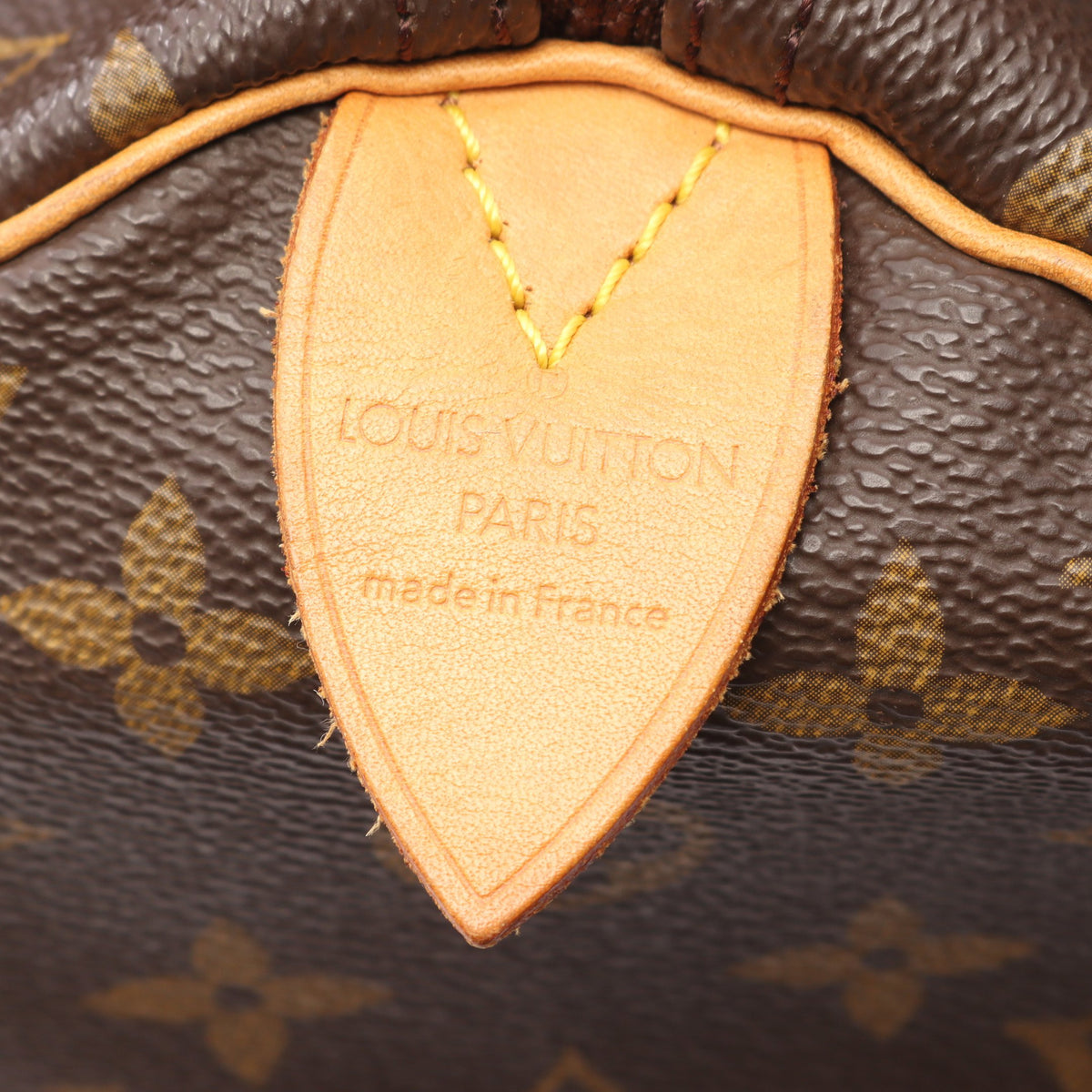 スピーディ35 モノグラム ハンドバッグ PVC レザー ブラウン ルイヴィトン バッグ LOUIS VUITTON