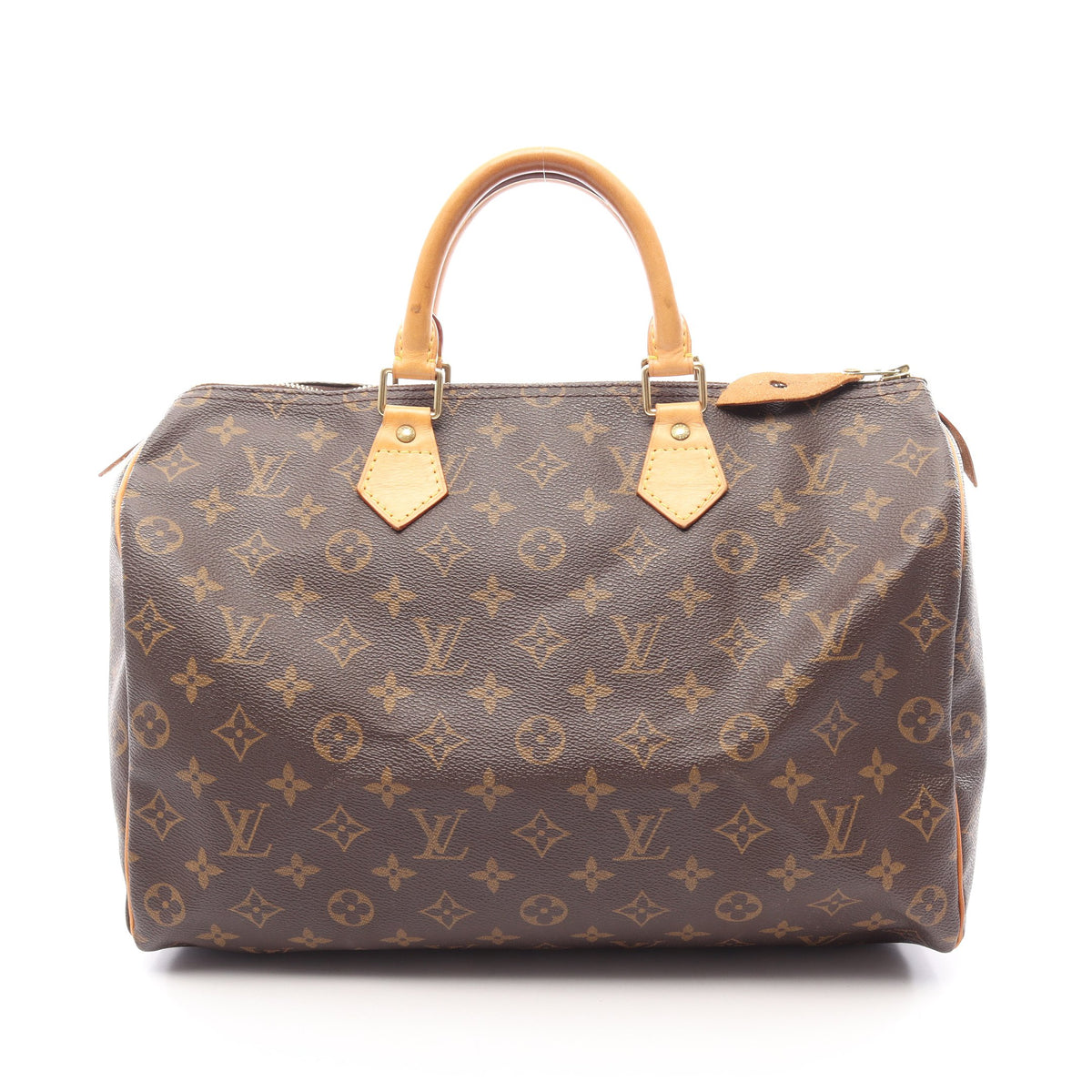 スピーディ35 モノグラム ハンドバッグ PVC レザー ブラウン ルイヴィトン バッグ LOUIS VUITTON