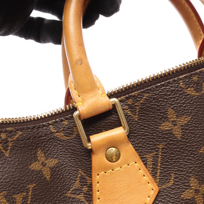 スピーディ35 モノグラム ハンドバッグ PVC レザー ブラウン ルイヴィトン バッグ LOUIS VUITTON