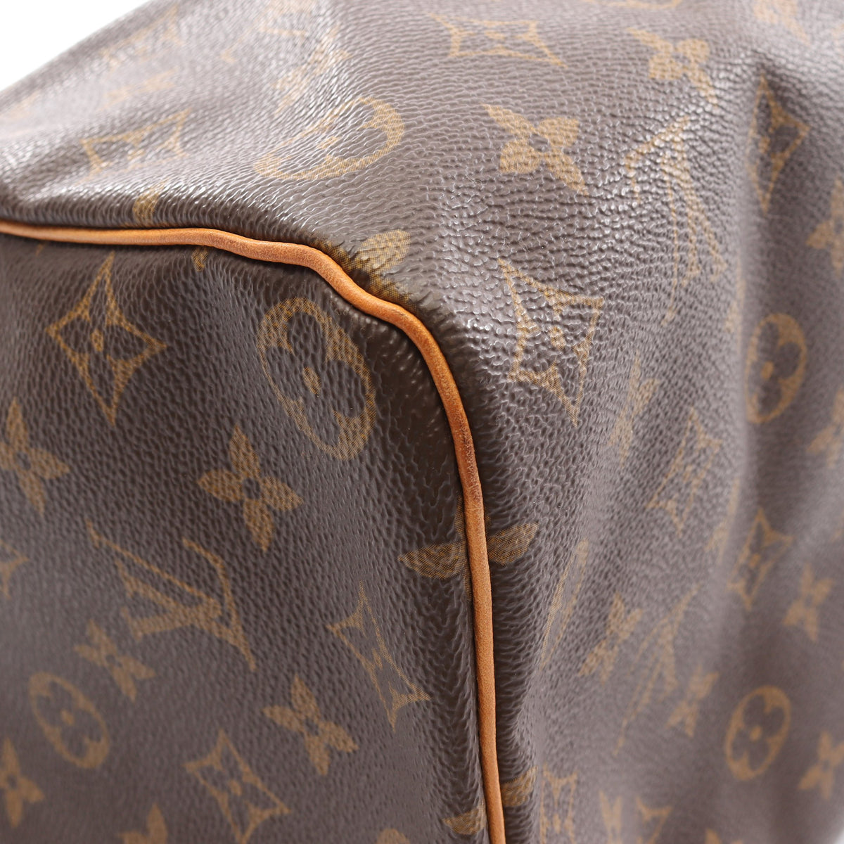 スピーディ35 モノグラム ハンドバッグ PVC レザー ブラウン ルイヴィトン バッグ LOUIS VUITTON