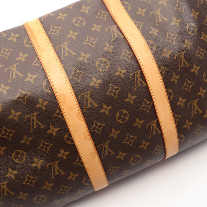 キーポル50 モノグラム ボストンバッグ PVC レザー ブラウン ルイヴィトン バッグ LOUIS VUITTON