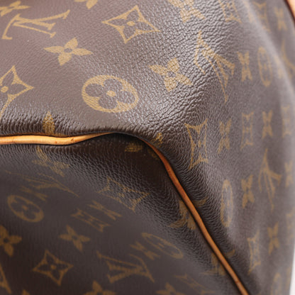 キーポル50 モノグラム ボストンバッグ PVC レザー ブラウン ルイヴィトン バッグ LOUIS VUITTON