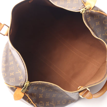 キーポル50 モノグラム ボストンバッグ PVC レザー ブラウン ルイヴィトン バッグ LOUIS VUITTON