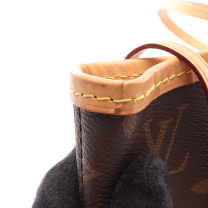 ネヴァーフルMM モノグラム ショルダーバッグ トートバッグ PVC レザー ブラウン ルイヴィトン バッグ LOUIS VUITTON