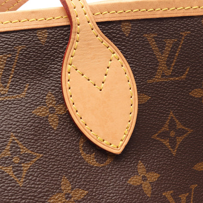 ネヴァーフルMM モノグラム ショルダーバッグ トートバッグ PVC レザー ブラウン ルイヴィトン バッグ LOUIS VUITTON