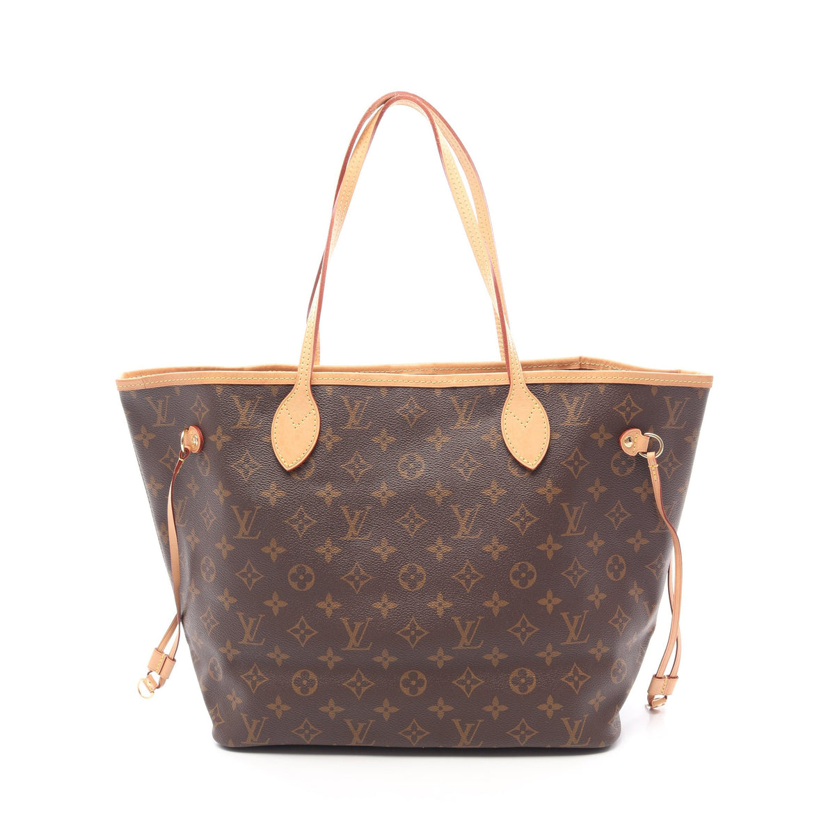 ネヴァーフルMM モノグラム ショルダーバッグ トートバッグ PVC レザー ブラウン ルイヴィトン バッグ LOUIS VUITTON