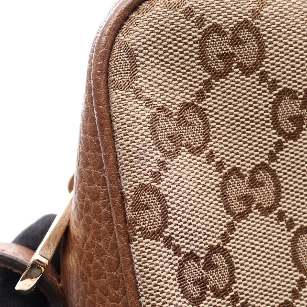 ブリー GGキャンバス ショルダーバッグ キャンバス レザー ベージュ ブラウン グッチ バッグ GUCCI
