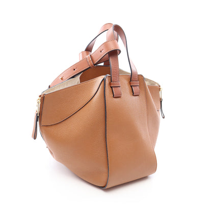 ハンモックバッグ スモール 2WAY ハンドバッグ レザー ブラウン ロエベ バッグ LOEWE