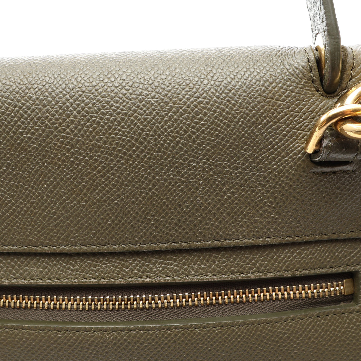 BELT BAG MICRO ベルトバッグ マイクロ 2WAY ハンドバッグ レザー カーキグリーン セリーヌ バッグ CELINE