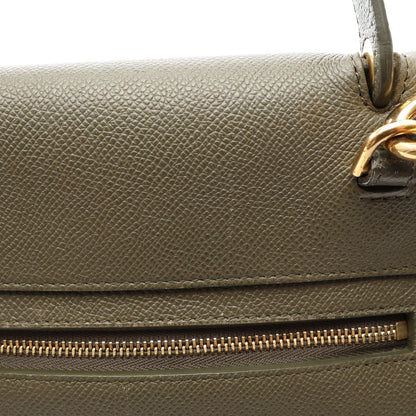BELT BAG MICRO ベルトバッグ マイクロ 2WAY ハンドバッグ レザー カーキグリーン セリーヌ バッグ CELINE
