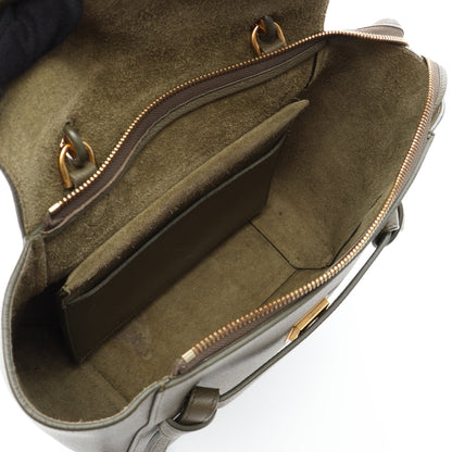 BELT BAG MICRO ベルトバッグ マイクロ 2WAY ハンドバッグ レザー カーキグリーン セリーヌ バッグ CELINE