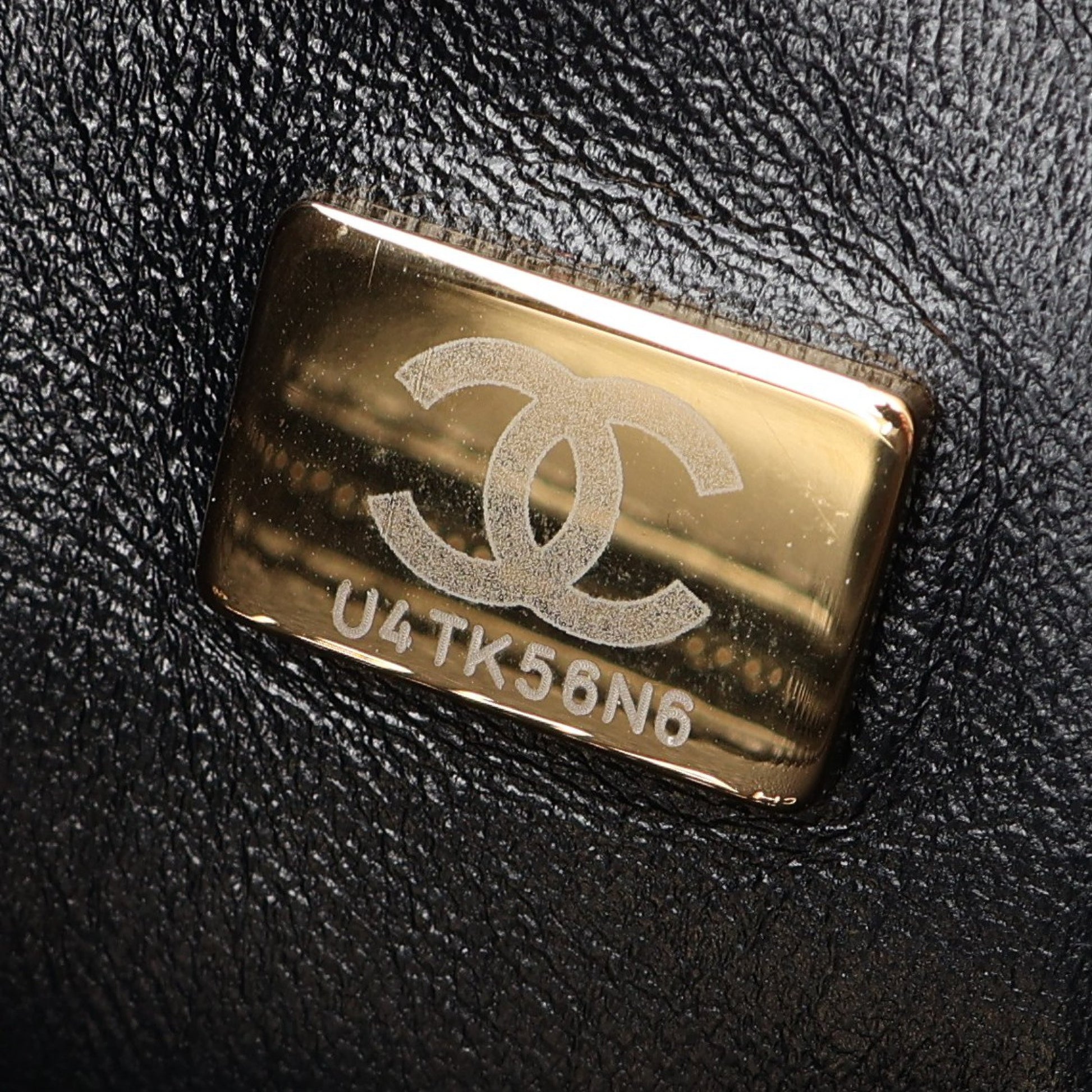 マトラッセ トップハンドル 2WAY チェーンショルダーバッグ ラムスキン ブラック ゴールド金具 シャネル バッグ CHANEL