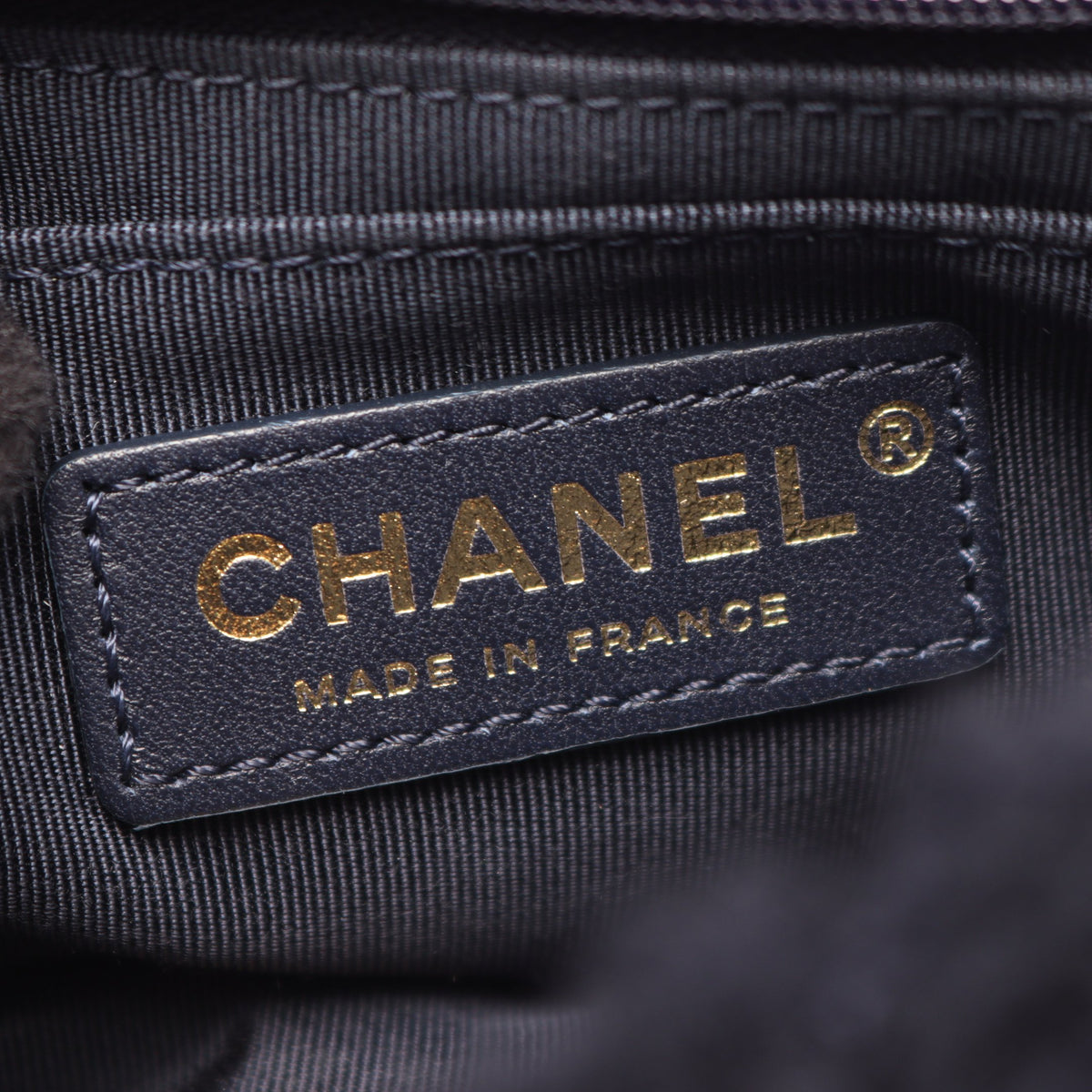 ミニマトラッセ チェーンショルダーバッグ ボア ツイード ダークネイビー パープル ゴールド金具 シャネル バッグ CHANEL