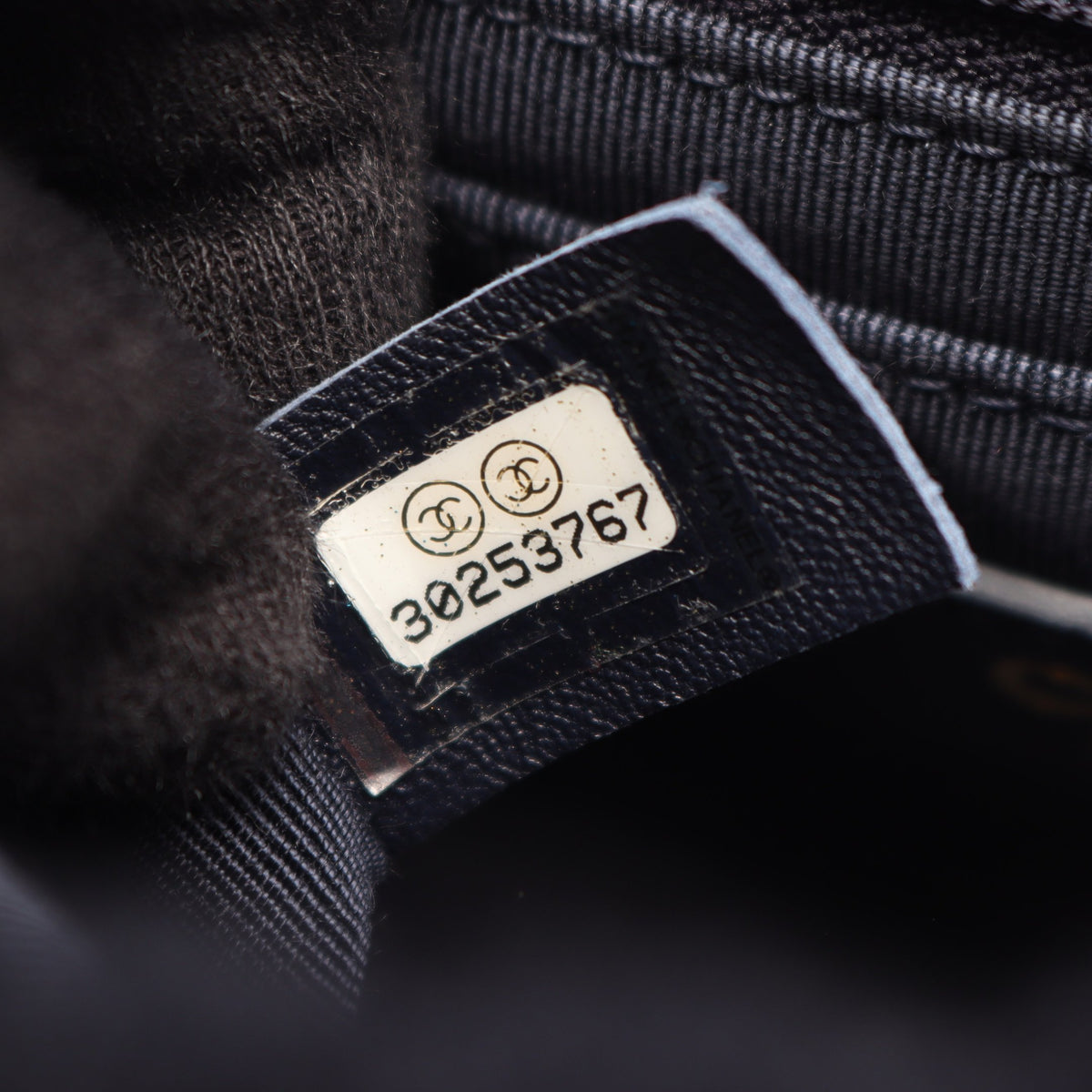 ミニマトラッセ チェーンショルダーバッグ ボア ツイード ダークネイビー パープル ゴールド金具 シャネル バッグ CHANEL