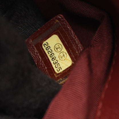 パリハンブルク マトラッセ 2WAY チェーンショルダーバッグ ウール レザー ネイビー ゴールド金具 シャネル バッグ CHANEL